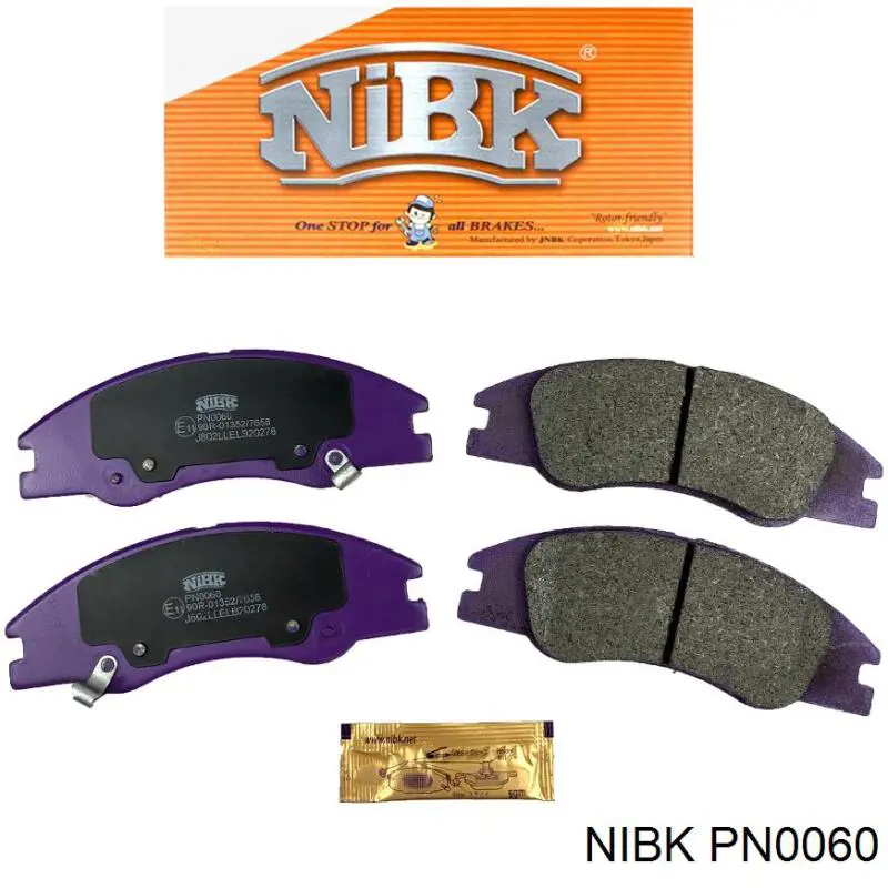 PN0060 Nibk Pastillas delanteras