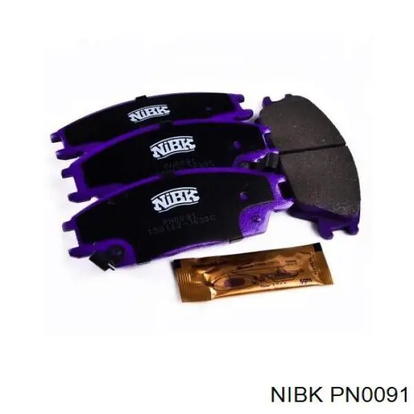 Pastillas de freno PN0091 Nibk