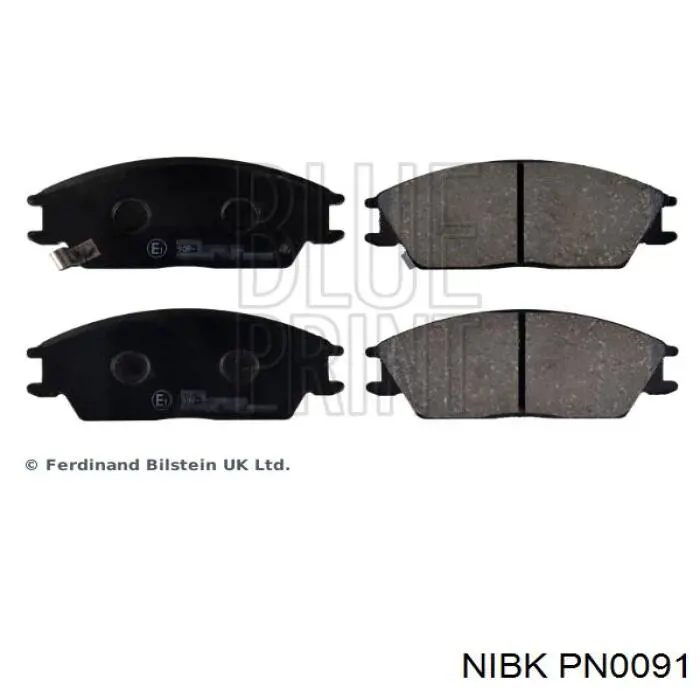 Pastillas freno delanteras Nibk PN0091 precio, desde 22,53 EUR