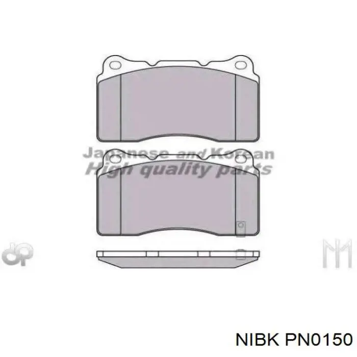 Comprar PN0150 Nibk Pastillas delanteras de freno