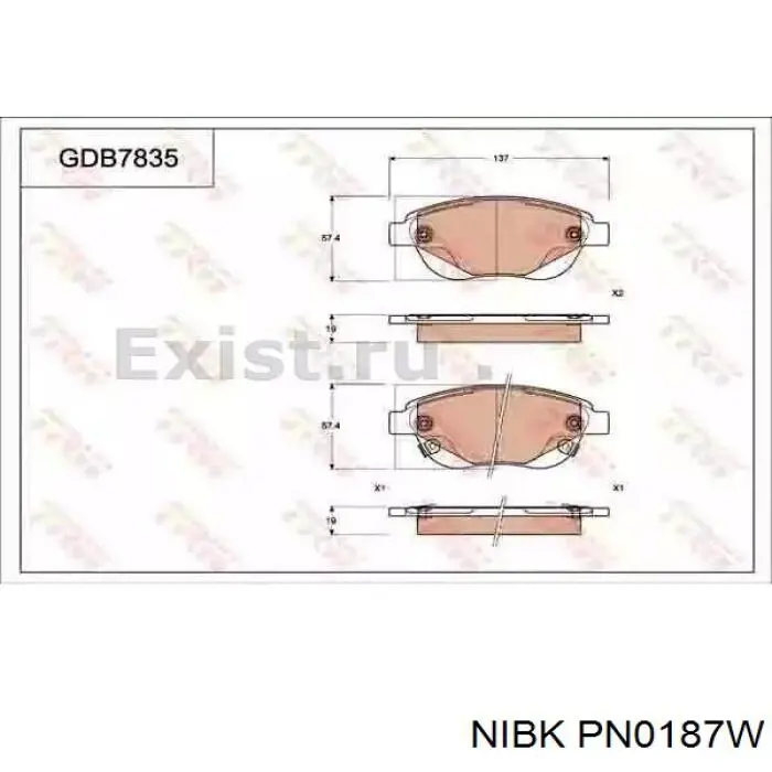 Pastillas de freno delanteras Citroen C3 1 FC