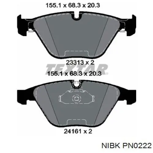 Pastillas de freno delanteras BMW 3 E90