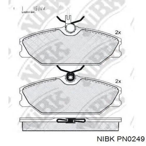 Pastillas de freno delanteras Renault Laguna 1 B56, 556
