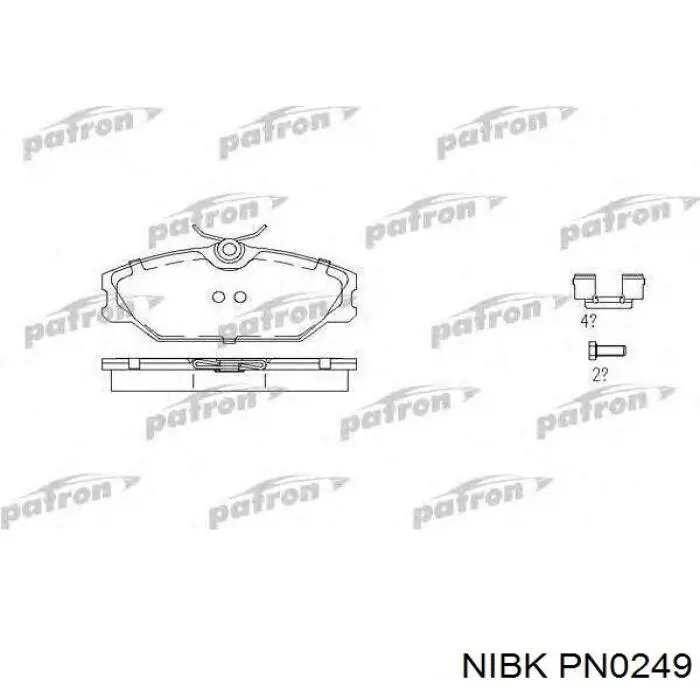 Pastillas de freno delanteras Renault Laguna 1 B56, 556