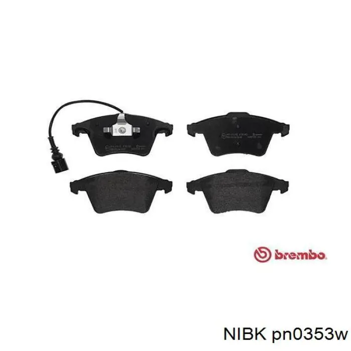 Pastillas de freno delanteras Volkswagen Transporter 7HA, 7HH, 7EA, 7EH