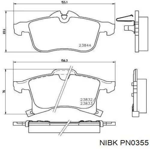 Pastillas de freno delanteras Opel Corsa X12