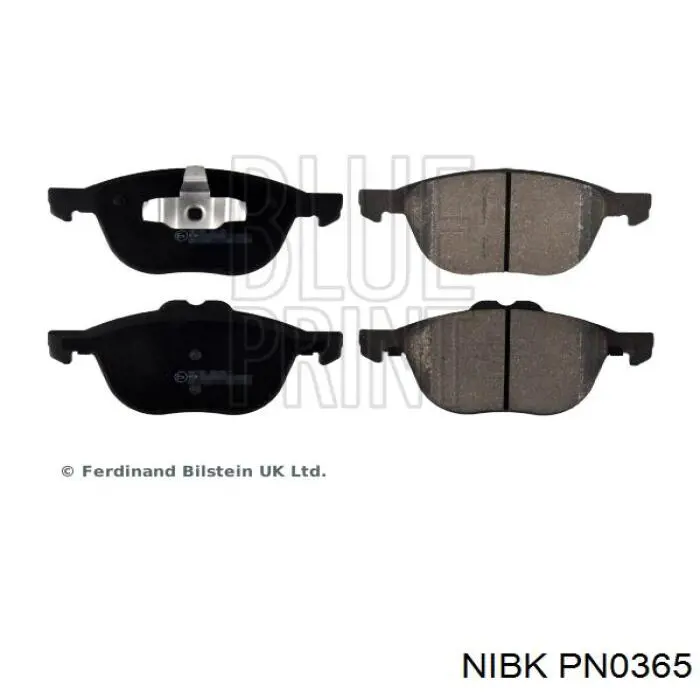 PN0365 Nibk Pastillas delanteras