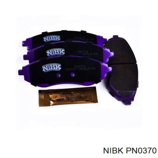 Comprar PN0370 Nibk Pastillas delanteras de freno