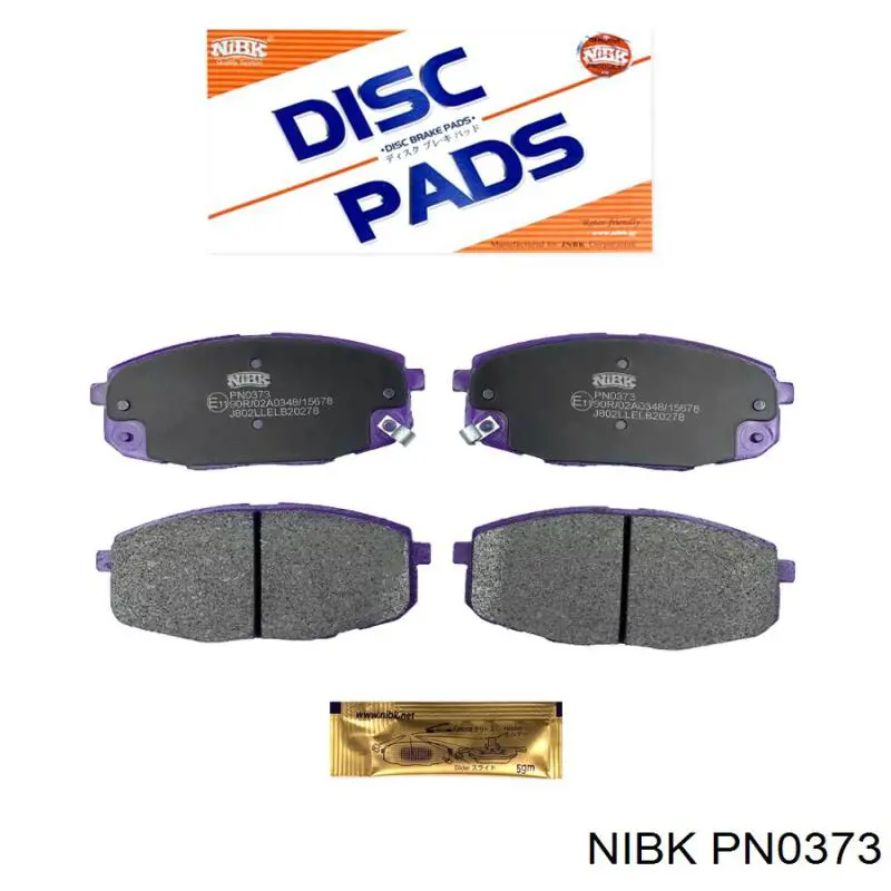 Pastillas freno delanteras Nibk PN0373 precio, desde 23,75 EUR