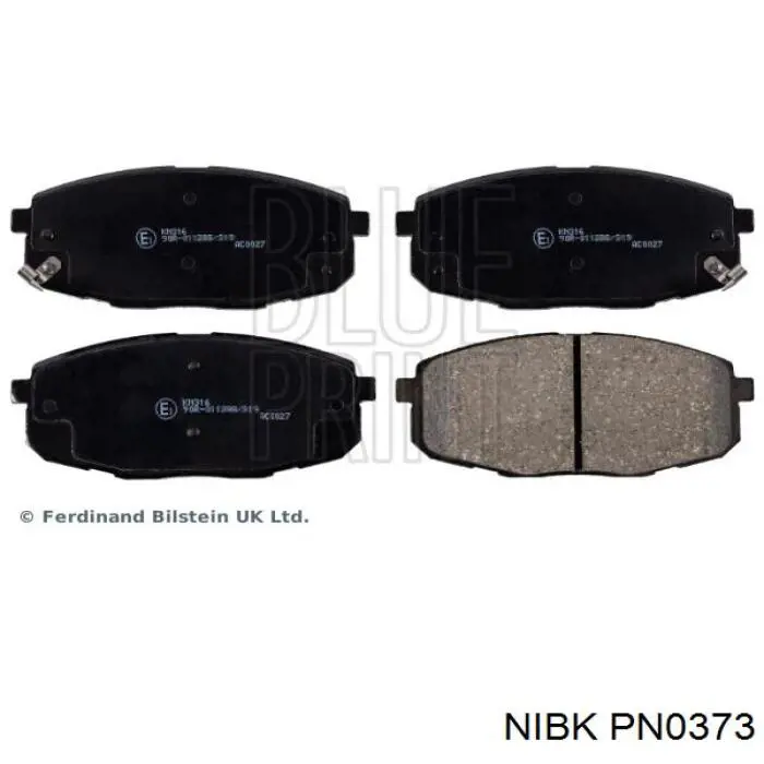 Comprar PN0373 Nibk Pastillas delanteras de freno