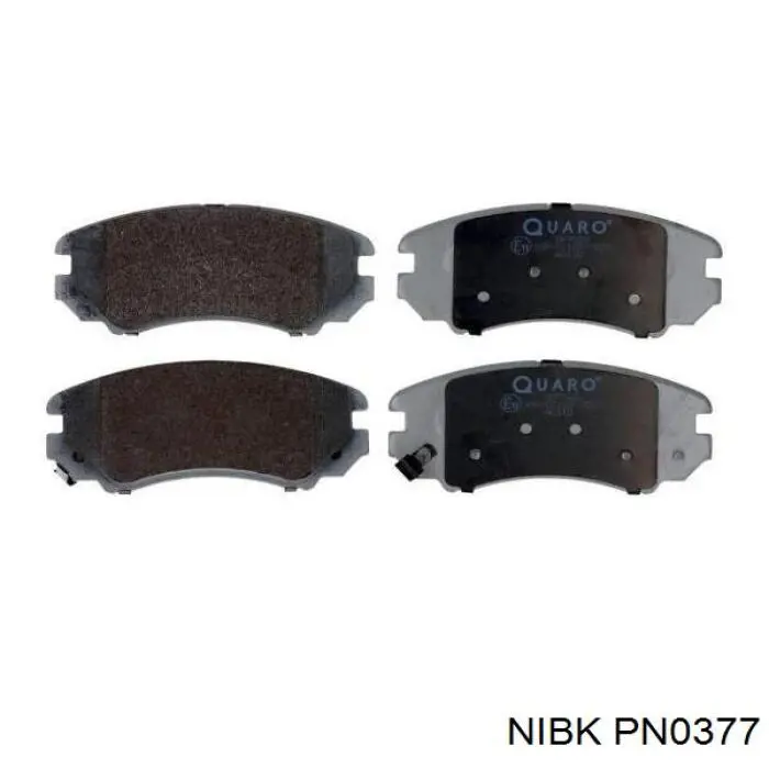 PN0377 Nibk Pastillas delanteras