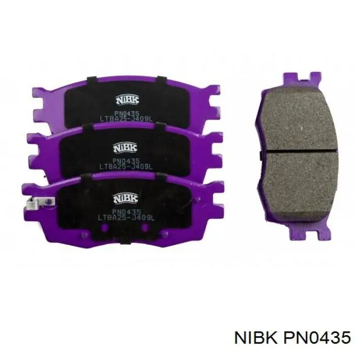 Pastillas freno delanteras Nibk PN0435 precio, desde 21,27 EUR
