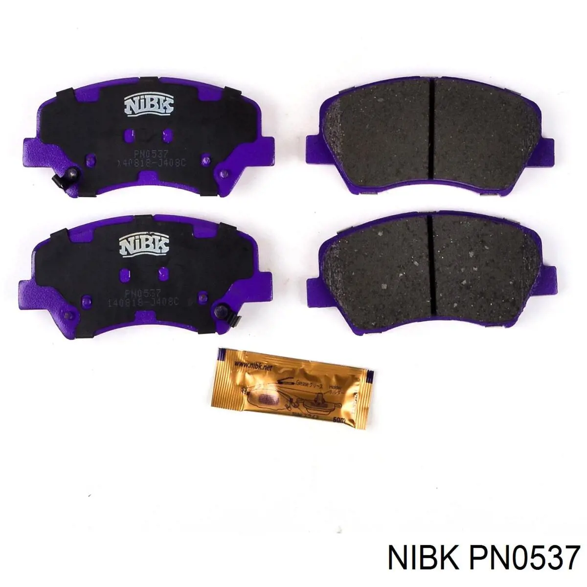 Pastillas de freno PN0537 Nibk