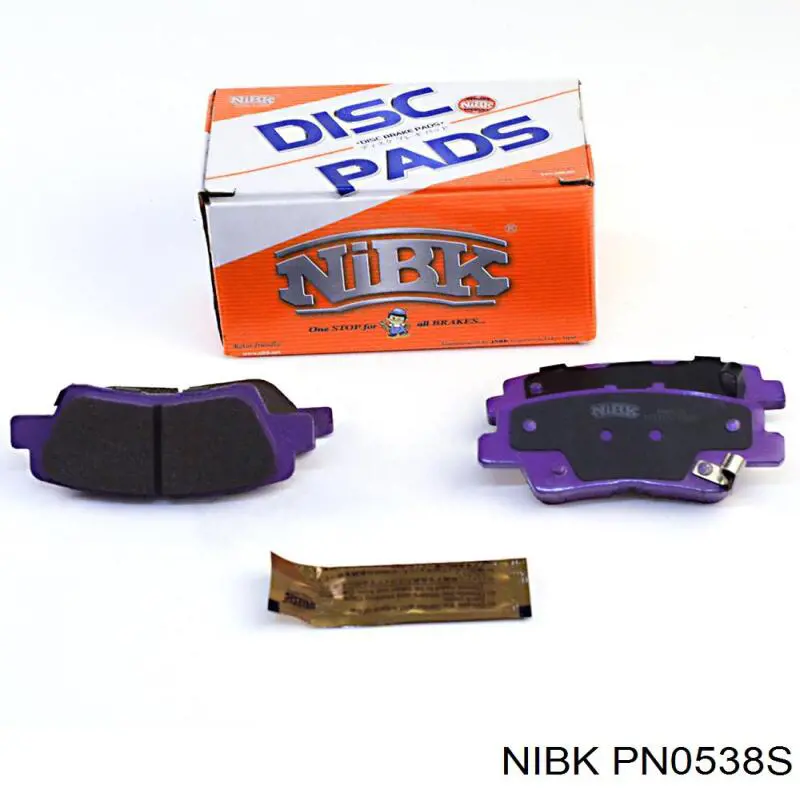 PN0538S Nibk pastillas de freno traseras