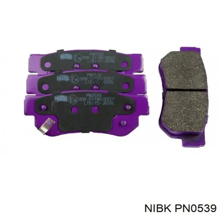 Comprar PN0539 Nibk Pastillas de freno traseras