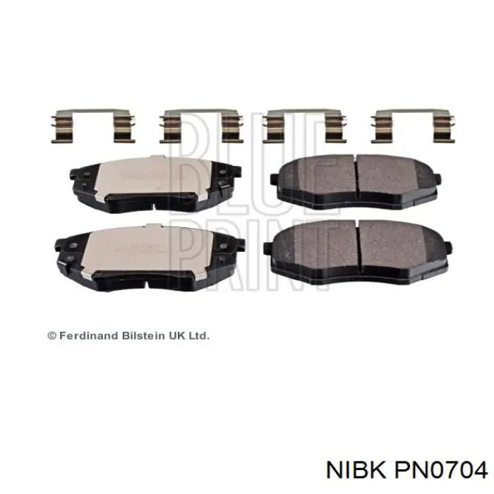 Comprar PN0704 Nibk Pastillas delanteras de freno