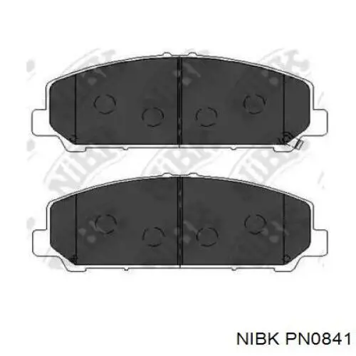 PN0841 Nibk pastillas de freno delanteras