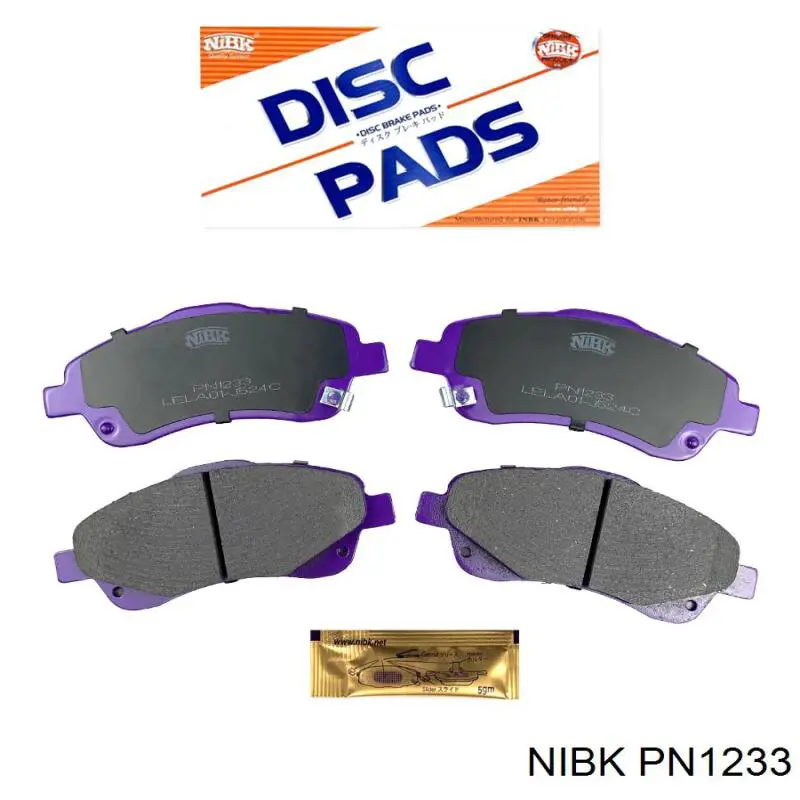 Pastillas freno delanteras Nibk PN1233 precio, desde 25,14 EUR