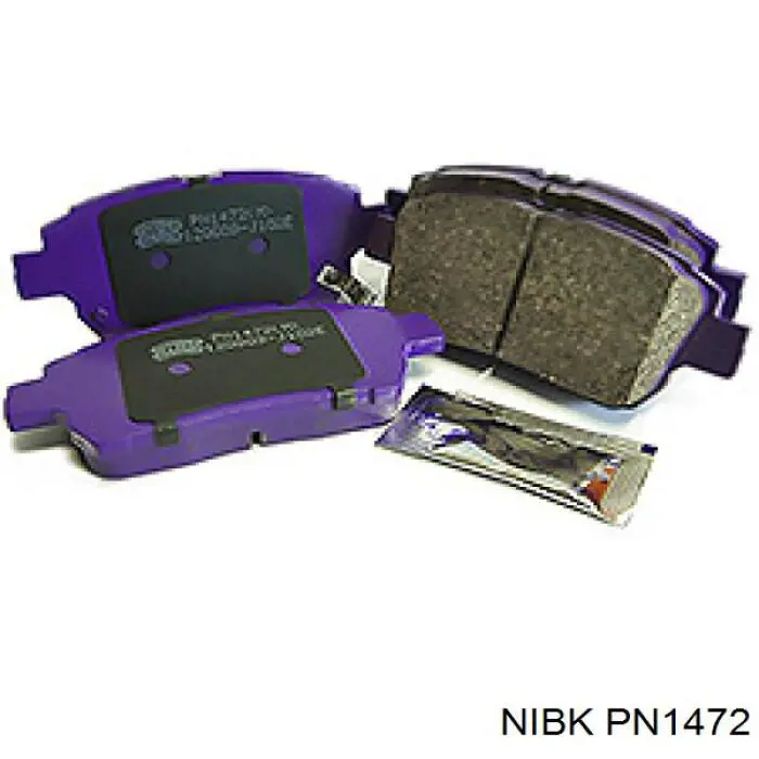 PN1472 Nibk pastillas de freno delanteras