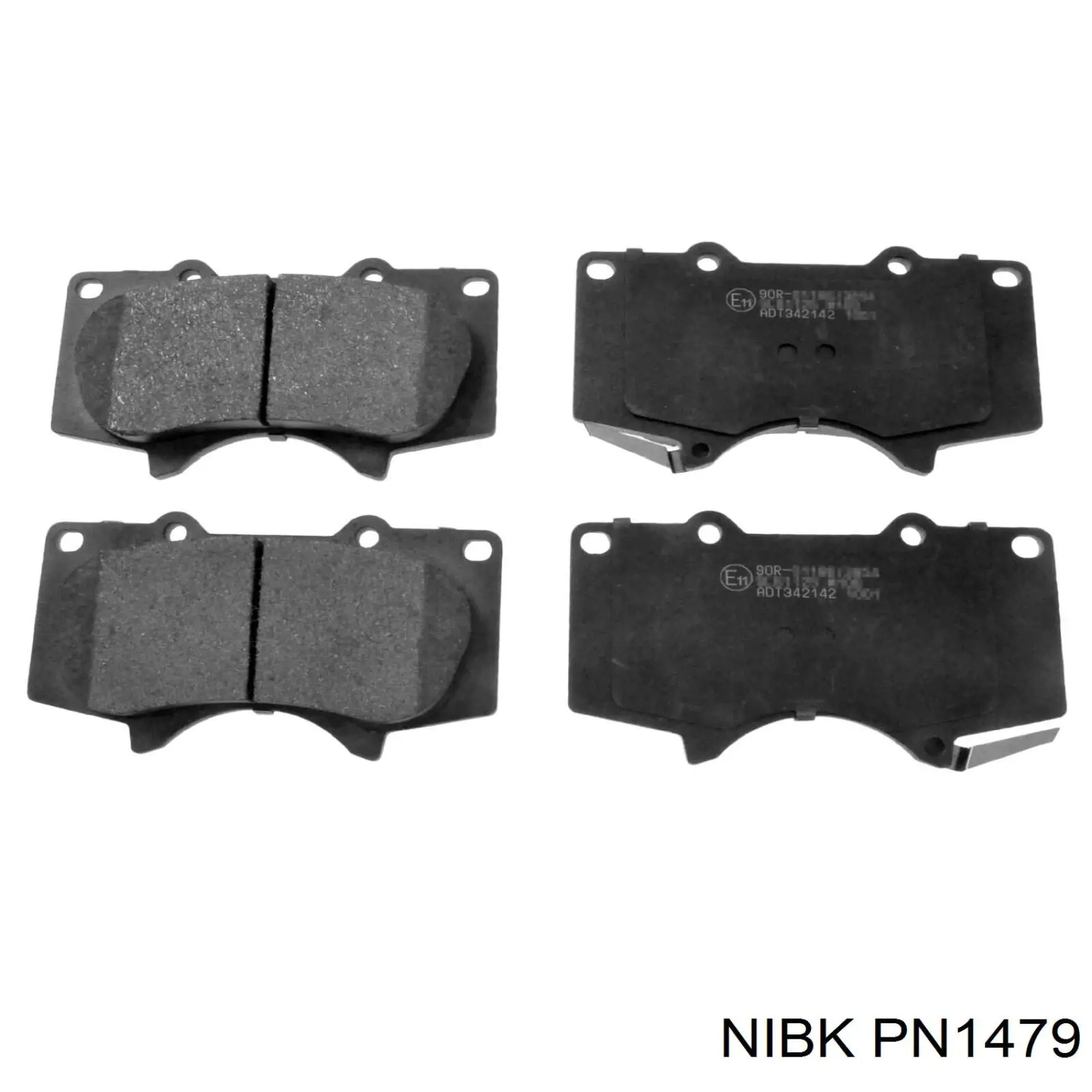 Pastillas de freno PN1479 Nibk