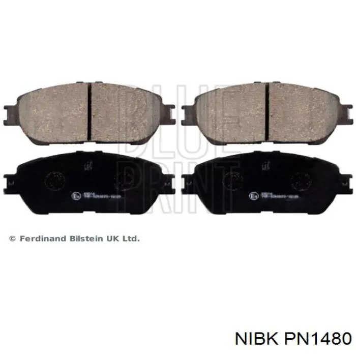 PN1480 Nibk Pastillas delanteras