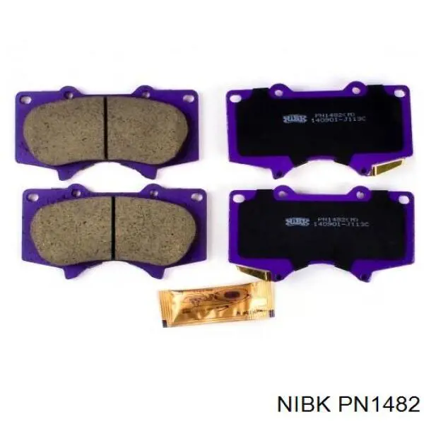 Comprar PN1482 Nibk Pastillas delanteras de freno