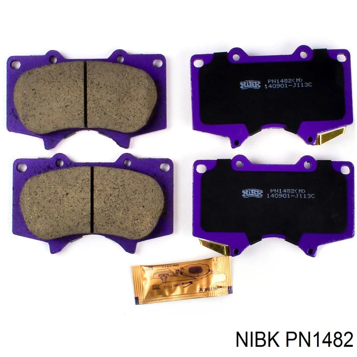 PN1482 Nibk Pastillas delanteras