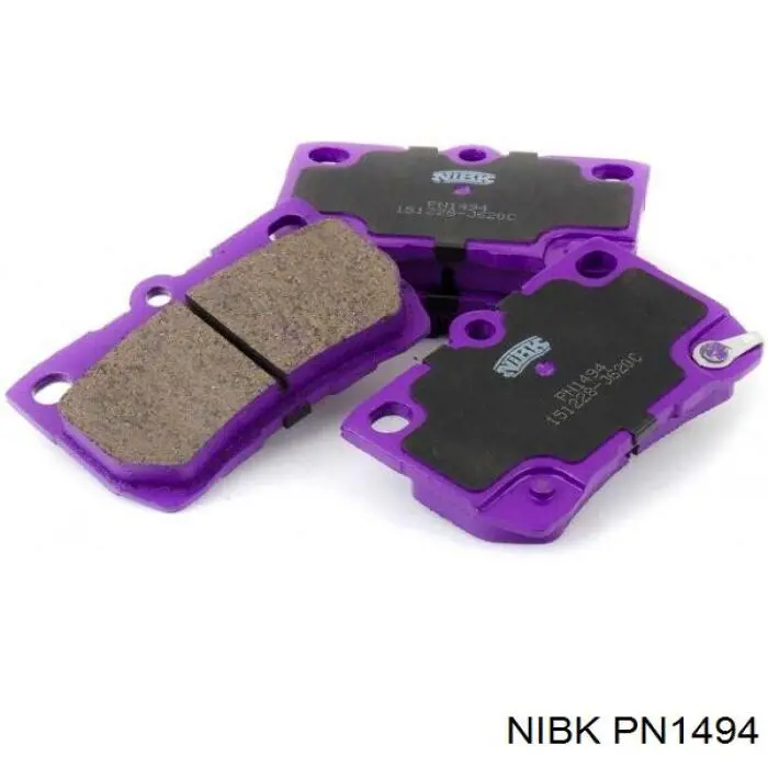 Comprar PN1494 Nibk Pastillas de freno traseras