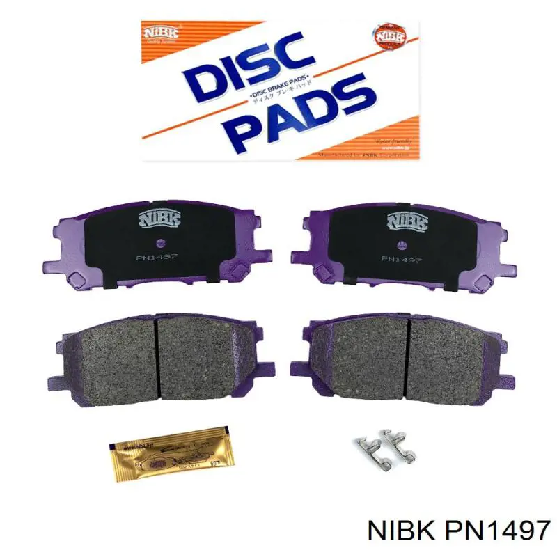 PN1497 Nibk Pastillas delanteras