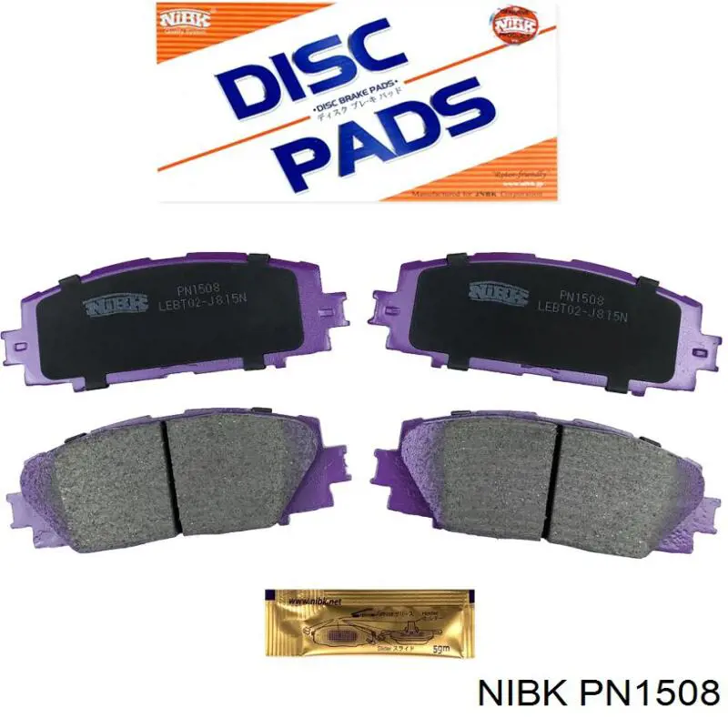 PN1508 Nibk Pastillas delanteras
