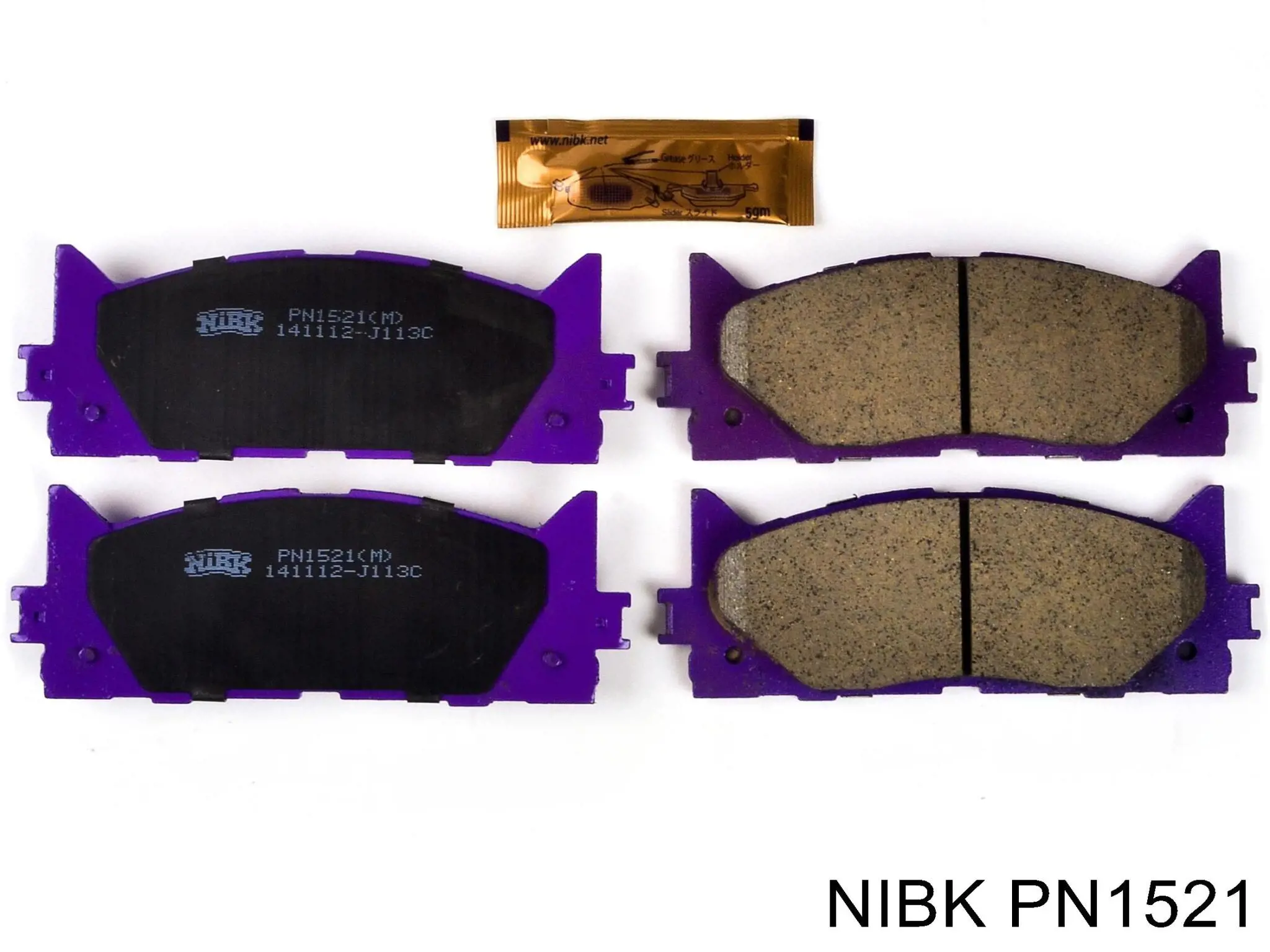 PN1521 Nibk Pastillas delanteras