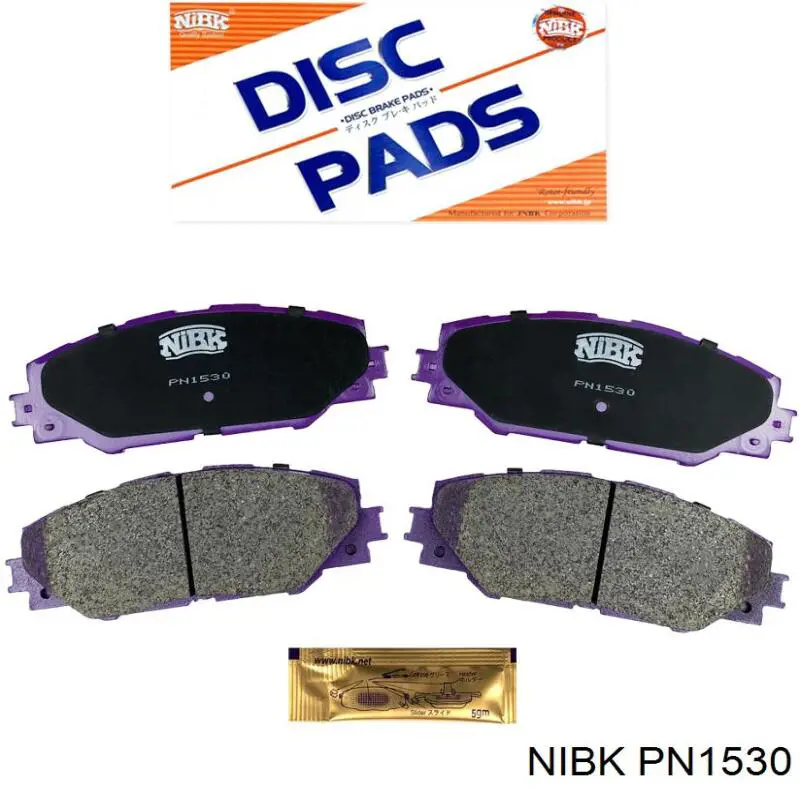 PN1530 Nibk Pastillas delanteras