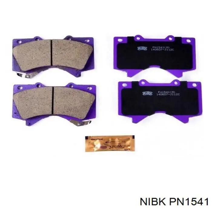 PN1541 Nibk Pastillas delanteras