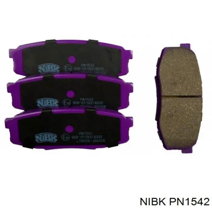 Pastillas traseras de freno Nibk PN1542 precio, desde 21,43 EUR