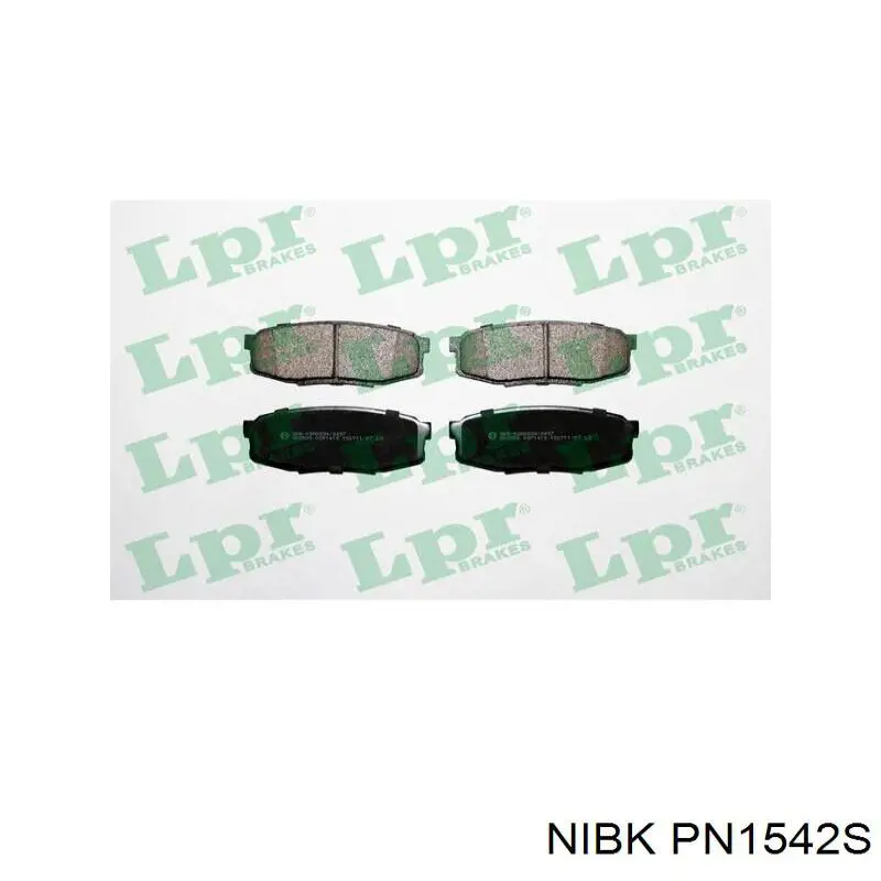 Pastillas traseras de freno Nibk PN1542S precio, desde 21,43 EUR