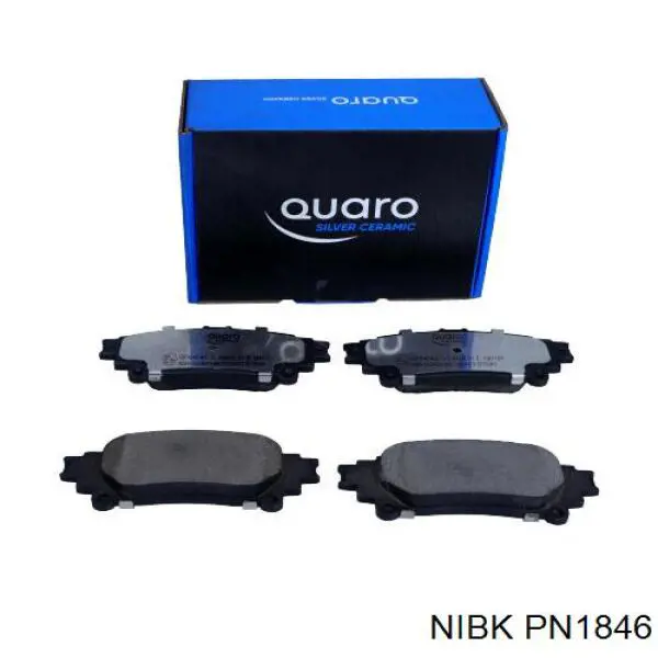 PN1846 Nibk Pastillas freno traseras