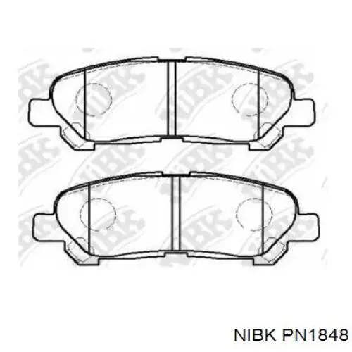 Pastillas traseras de freno Nibk PN1848 precio, desde 30,74 EUR