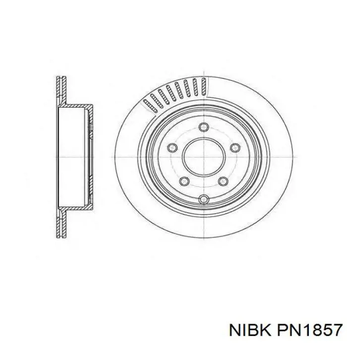 Comprar PN1857 Nibk Pastillas delanteras de freno