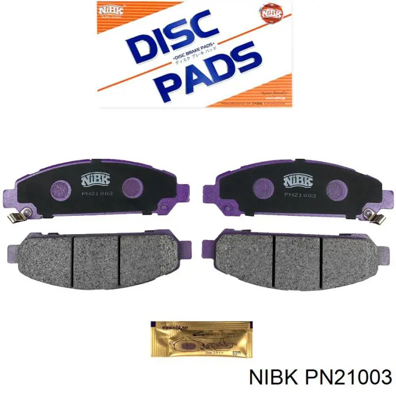 Pastillas freno delanteras Nibk PN21003 precio, desde 64,38 EUR