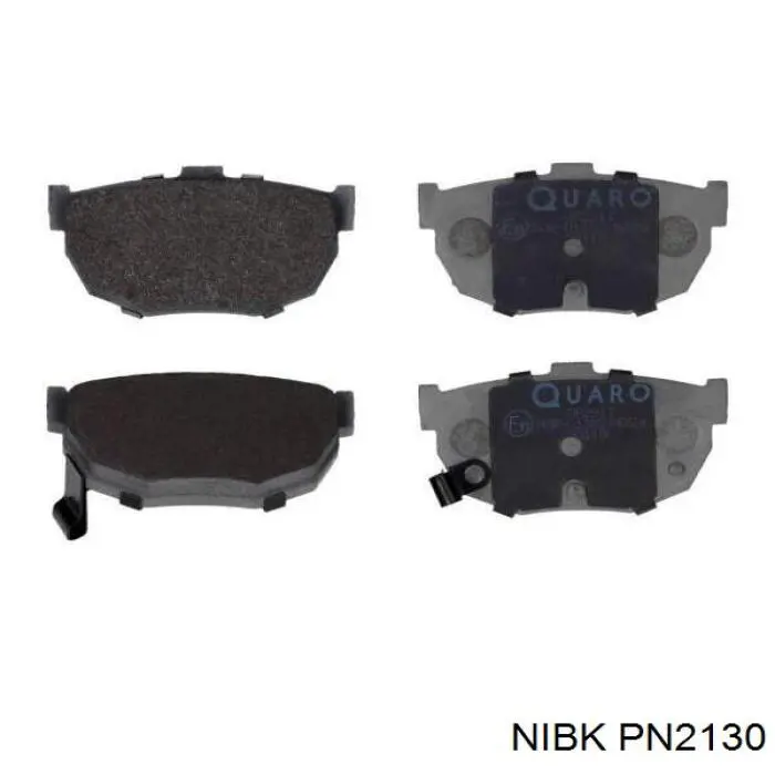 PN2130 Nibk Pastillas freno traseras