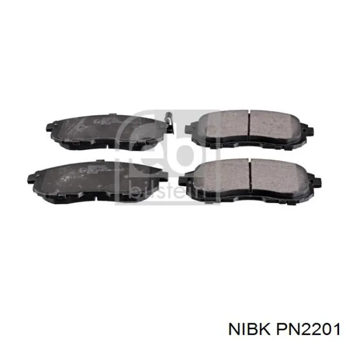 PN2201 Nibk Pastillas delanteras