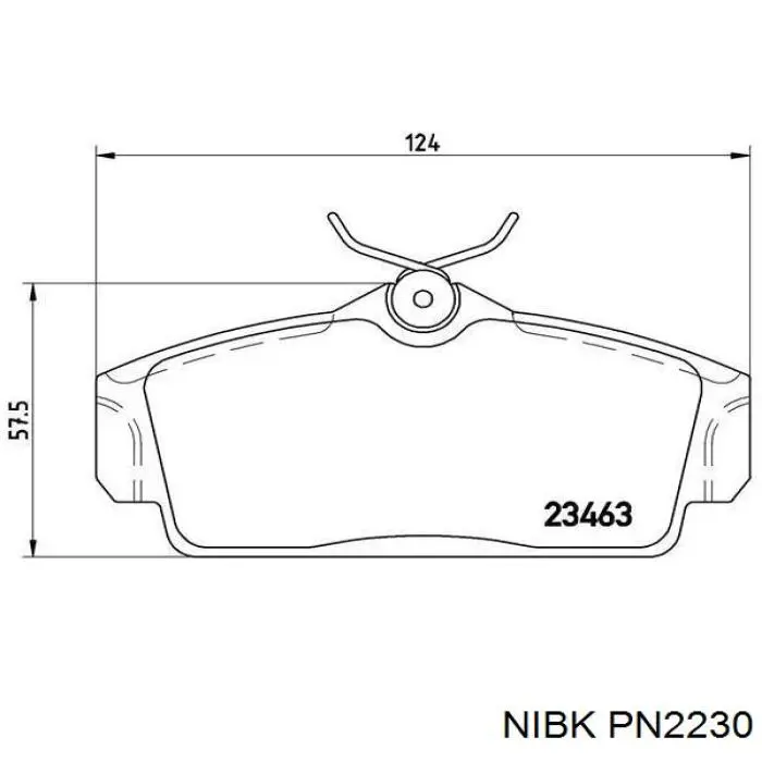 Pastillas de freno delanteras Nissan Primera P11