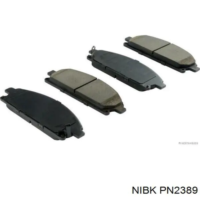Comprar PN2389 Nibk Pastillas delanteras de freno