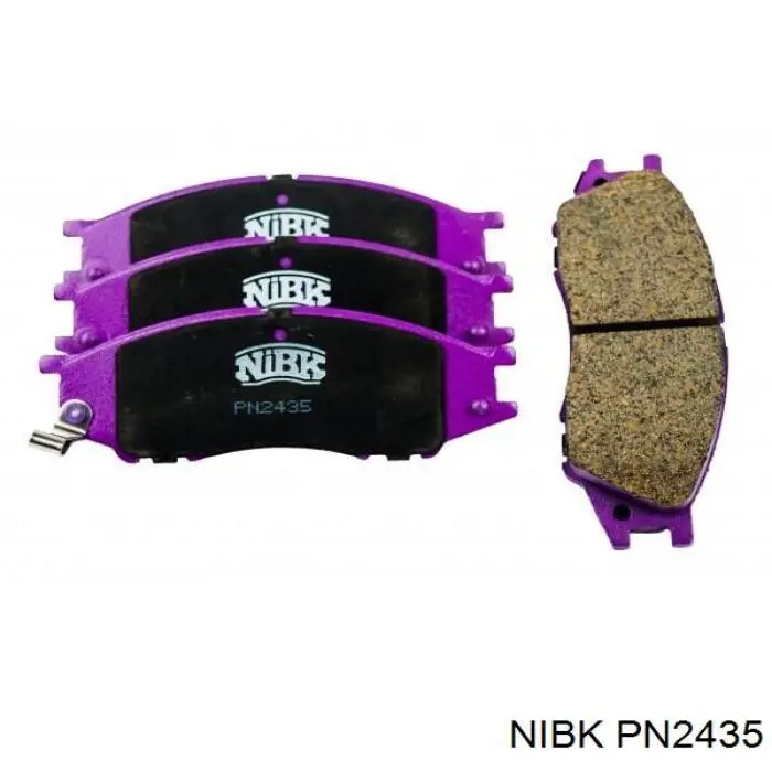 Pastillas freno delanteras Nibk PN2435 precio, desde 33,79 EUR