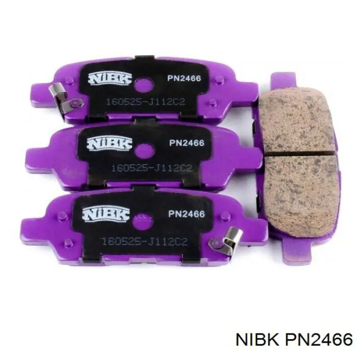 Pastillas traseras de freno Nibk PN2466 precio, desde 17,42 EUR