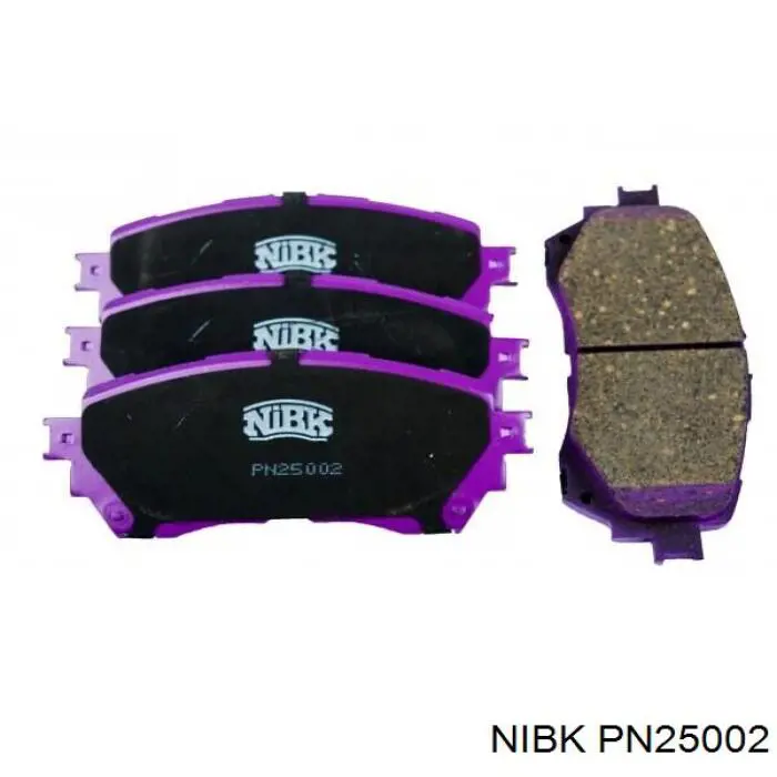 PN25002 Nibk Pastillas delanteras