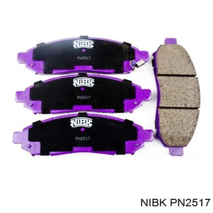 PN2517 Nibk Pastillas delanteras