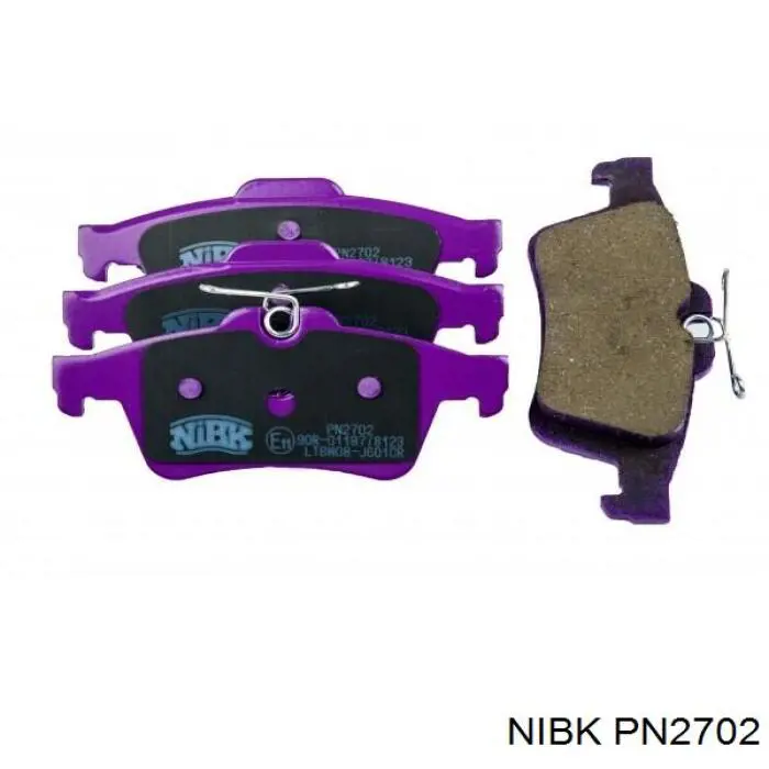 Comprar PN2702 Nibk Pastillas de freno traseras