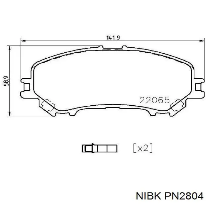 Pastillas de freno delanteras Nissan Qashqai 2 J11