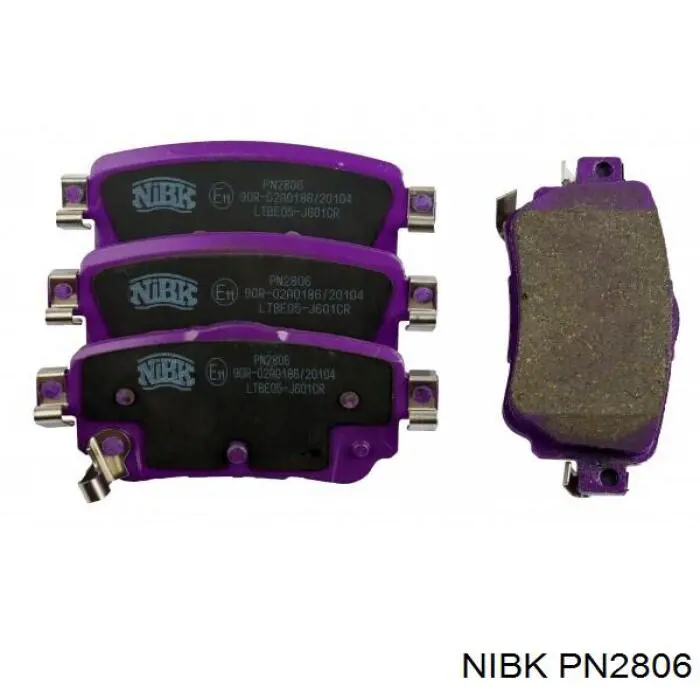 Pastillas traseras de freno Nibk PN2806 precio, desde 18,86 EUR